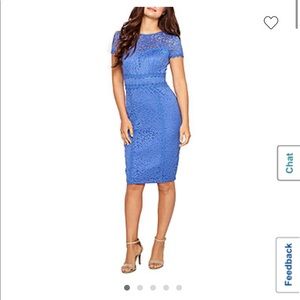 White Short Sleeve Lace Dress